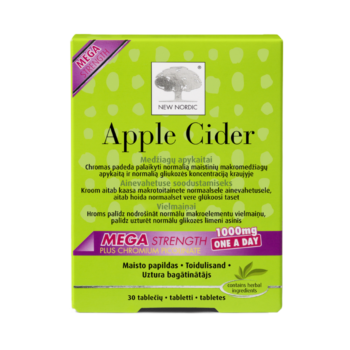 New Nordic Apple Cider™ Mega Strength – 30 tabletes.