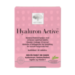 New Nordic Hyaluron Active™ tablettide pilt – hüdroksüülhappe ja astelpaju ekstraktiga aitab säilitada naha täidlust ja nooruslikku sära.