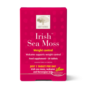 New Nordic Irish™ Sea Moss helps maintain wellness and supports weight control with Irish sea moss, Wakame, and kelp.