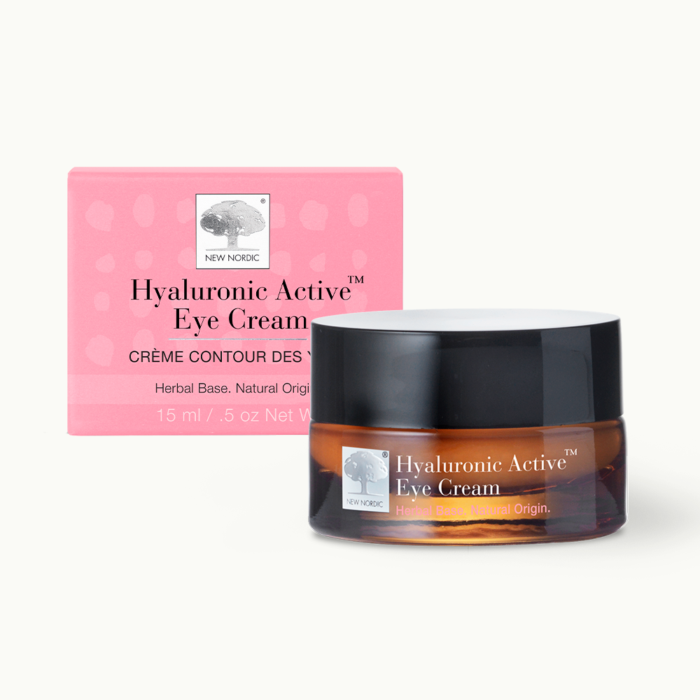 Hyaluronic Active™ silmakreemi pakendi esikülg.