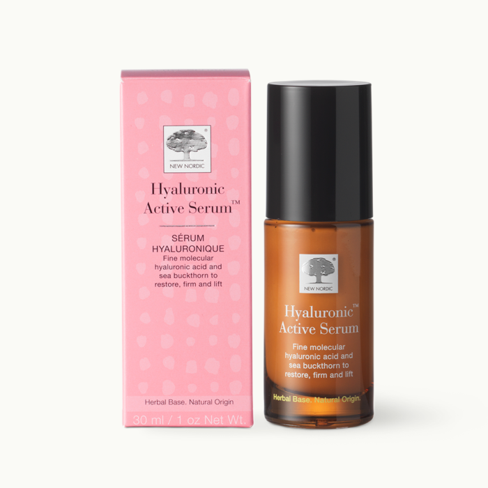 Hyaluronic Active™ seerumi pakendi esikülg.
