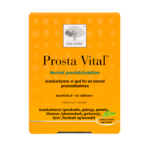 New Nordic Prosta Vita™ tabletid aitavad toetada meeste tervist ja elujõudu tänu kõrvitsaseemneekstrakti, foolhappe ja taimeekstraktide kombinatsioonile. Toote pilt.