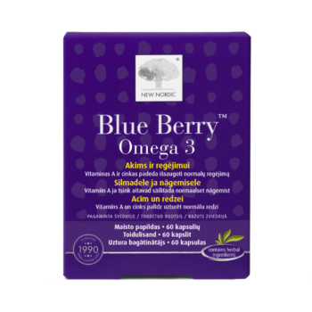 New Nordic Blue Berry™ Omega 3 – 60 kapsulas.