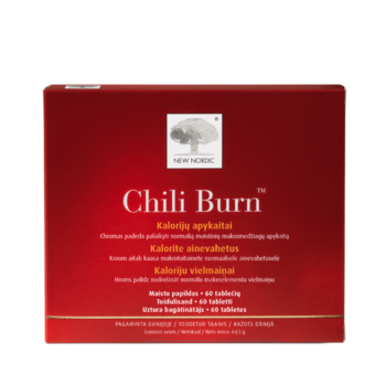 New Nordic Chili Burn™ pakend läbipaistval taustal.
