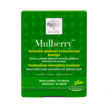 New Nordic Mulberry pakend läbipaistval taustal.