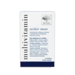 New Nordic multivitamin active man pakend läbipaistval taustal.