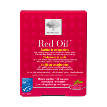 New Nordic Red Oil™ pakend läbipaistval taustal.